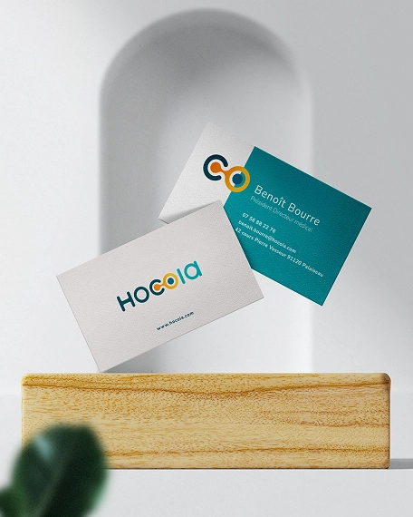 logo carte de visite start up