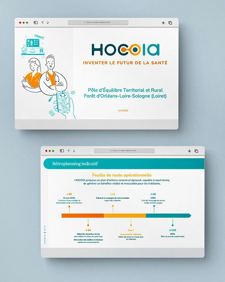 presentation investisseurs graphiste