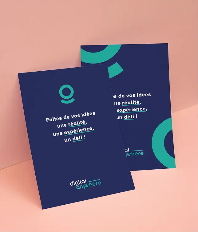 Carte postale start up