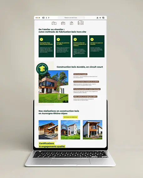 Site vitrine industrie