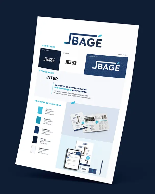 charte graphique entreprise industrielle